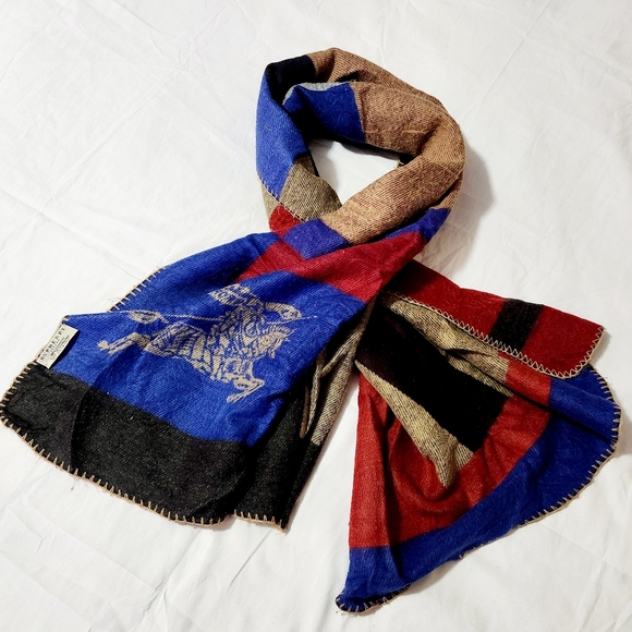 BURBERRY 100% CASHMERE SCARF - Picture 7 of 7